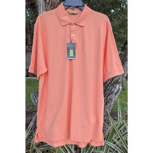 Gold Label Men's Short Sleeve Polo Size L Pima Cotton Perfect Performance